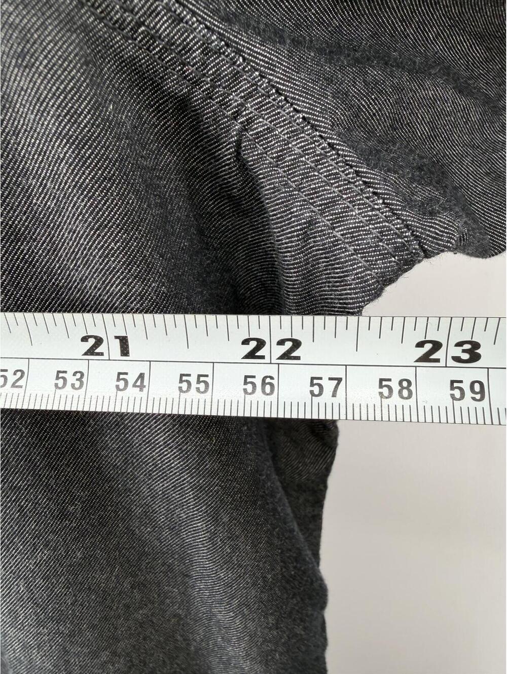 Modern Gray Button-Up Shirt‎ Dress Military Style XL - Picture 10 of 11